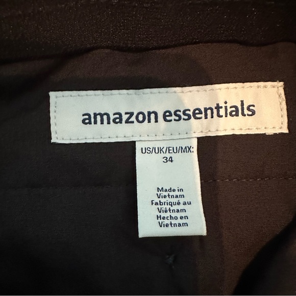 Men’s Amazon essentials classic fit stretch golf shorts, size 34 - Picture 3 of 6